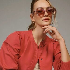 LoveShackFancy Pink Tinted Glasses